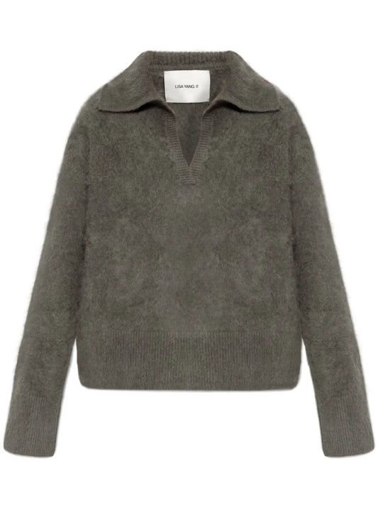 Brushed-Effect Sweater