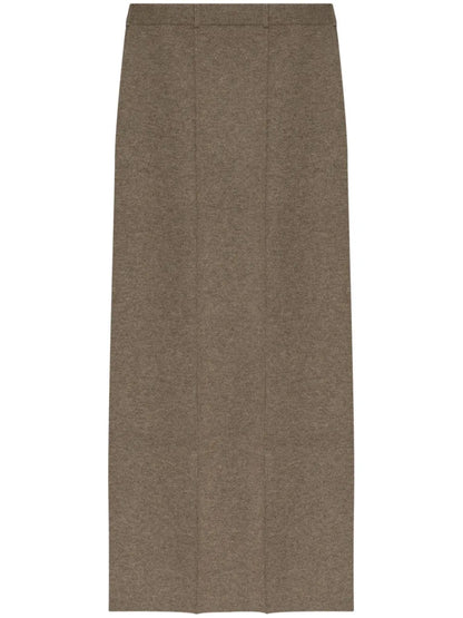 Cashmere Column Skirt