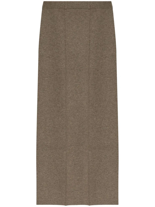Cashmere Column Skirt