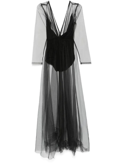 Mesh Maxi Dress