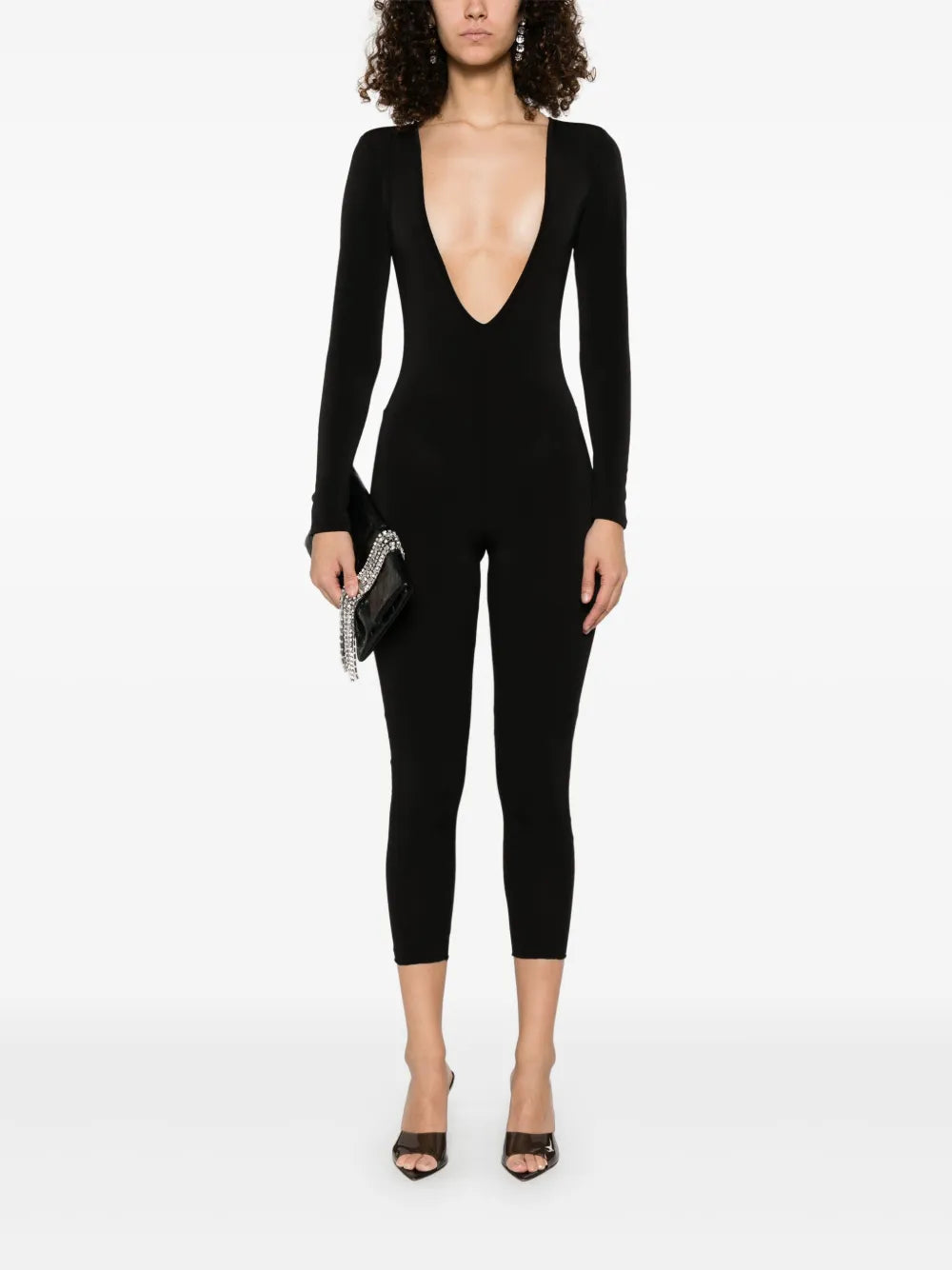 V-Neck Jumpsuit