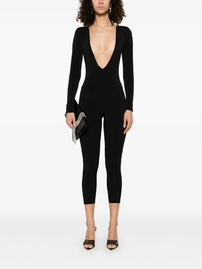 V-Neck Jumpsuit