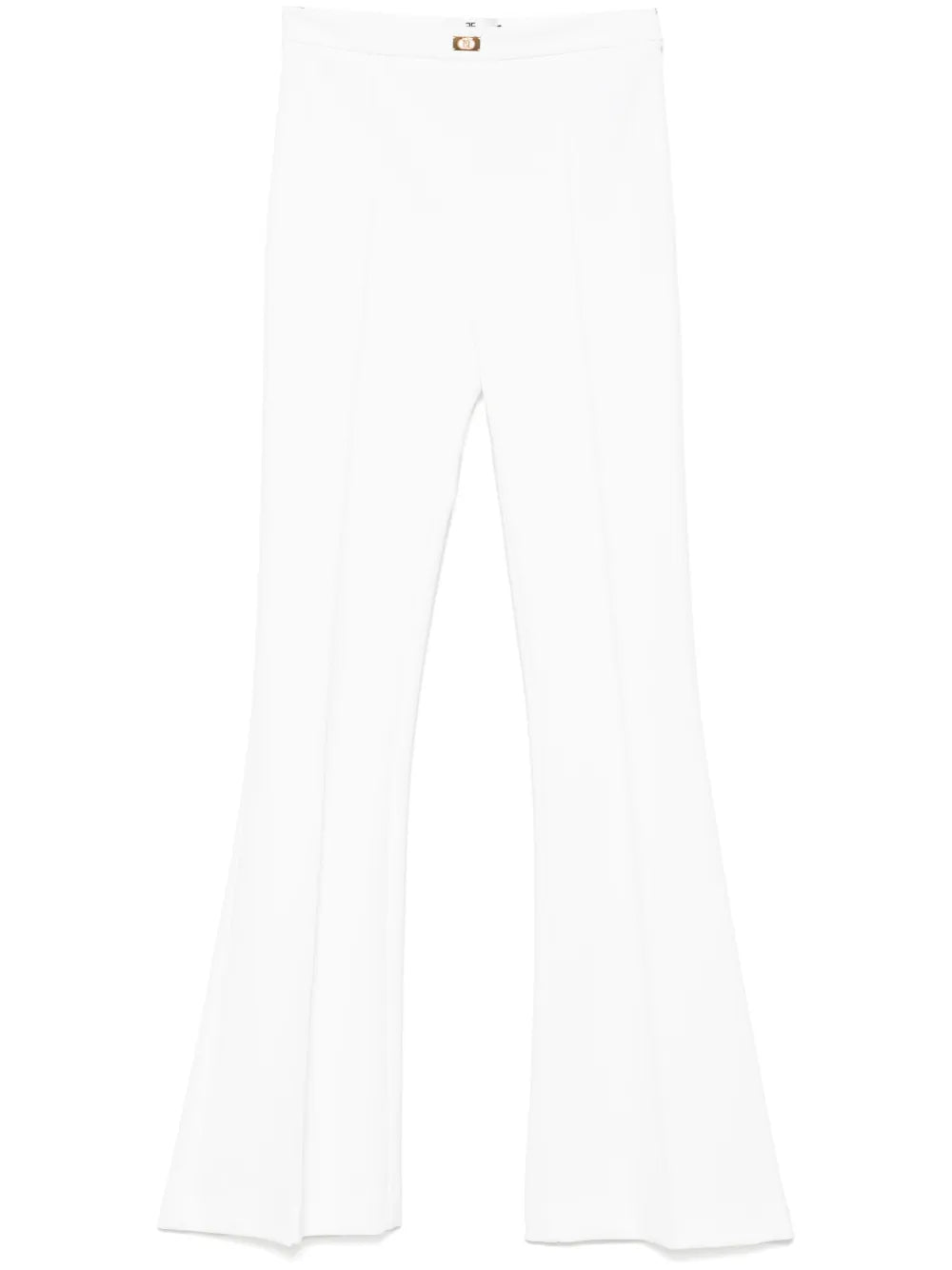 Crepe Flared Trousers