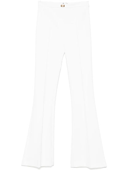 Crepe Flared Trousers