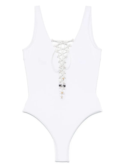 Lace-Up Swimsuit