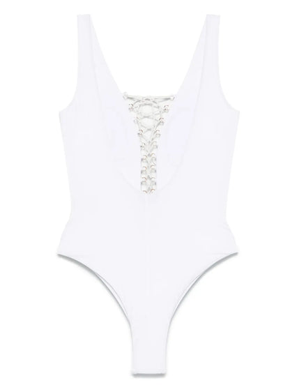 Lace-Up Swimsuit