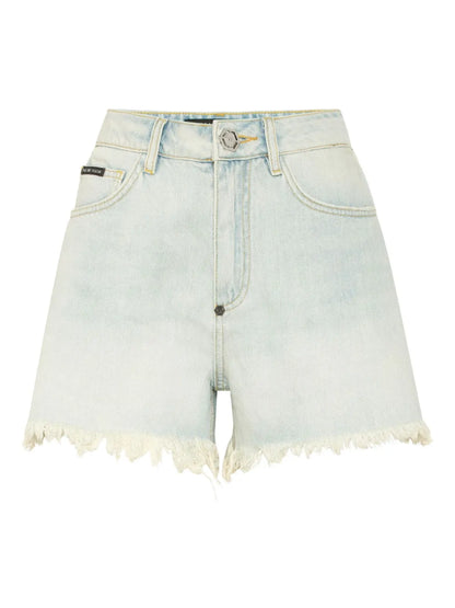 Fringed-Edge Shorts