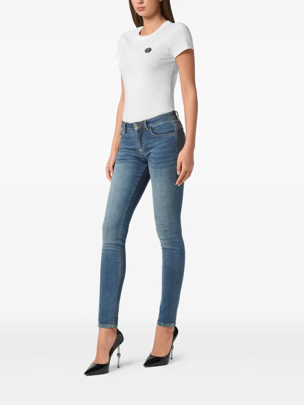 Stretch-Cotton Skinny Jeans