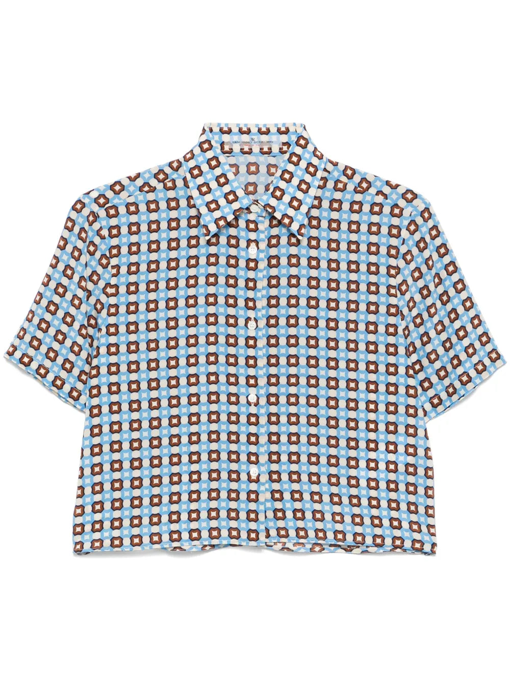 Geometric-Pattern Shirt