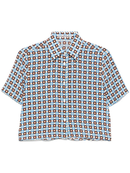 Geometric-Pattern Shirt