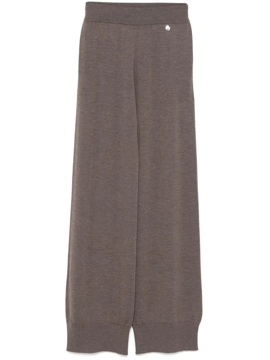 Mélange-Effect Track Pants