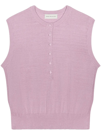 Sleeveless Cotton Vest