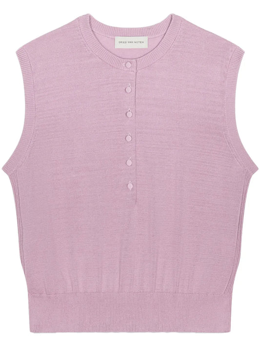 Sleeveless Cotton Vest