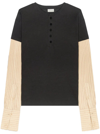 Contrast-Sleeves T-Shirt