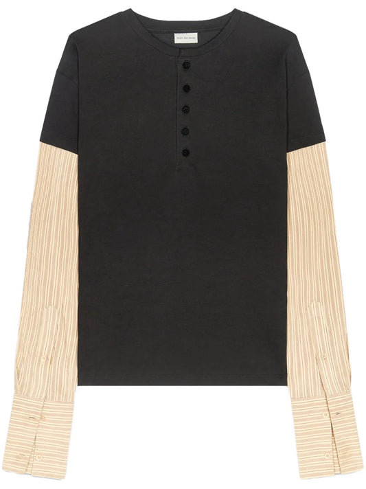 Contrast-Sleeves T-Shirt