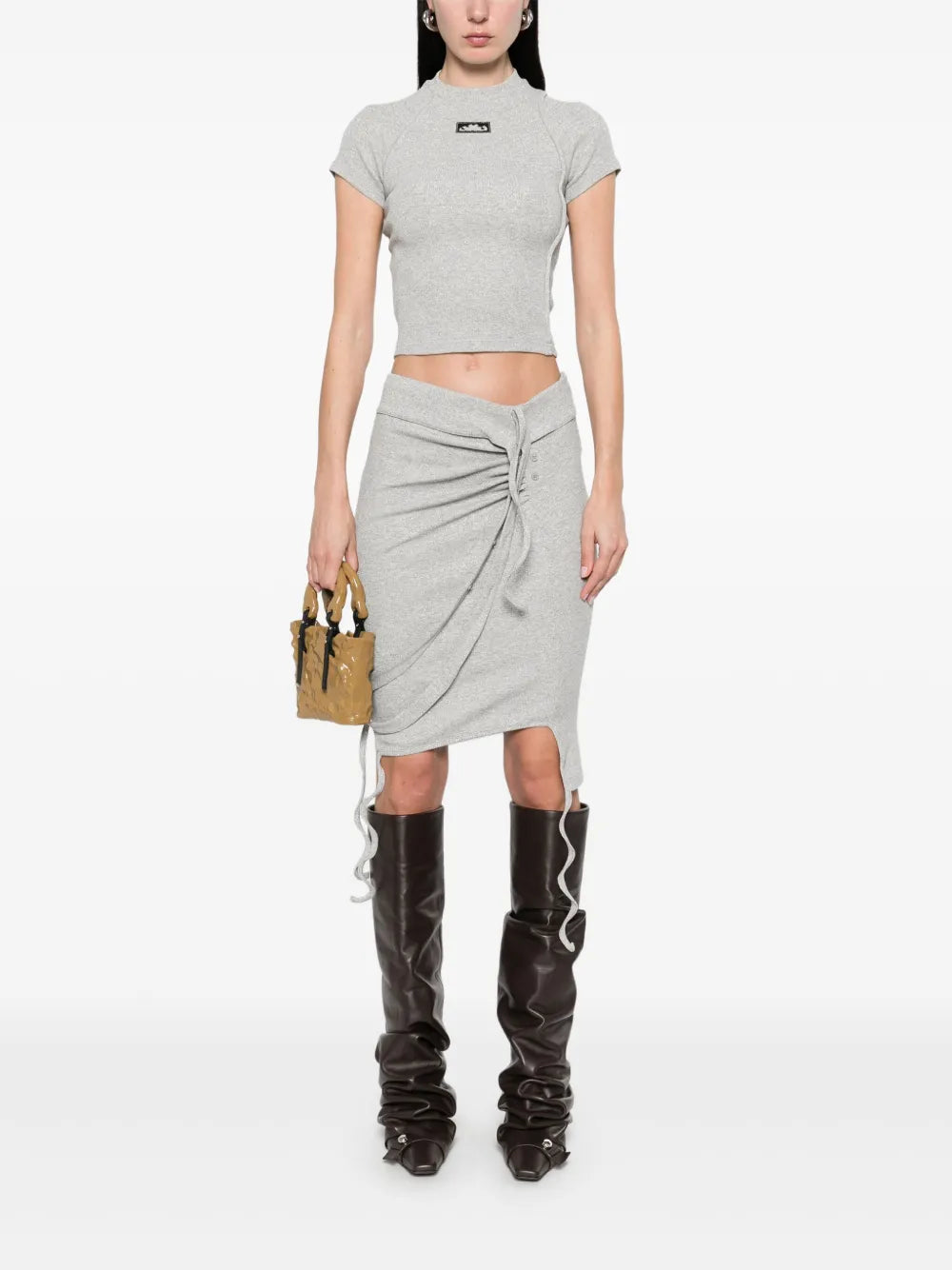 Ribbed Mini Skirt