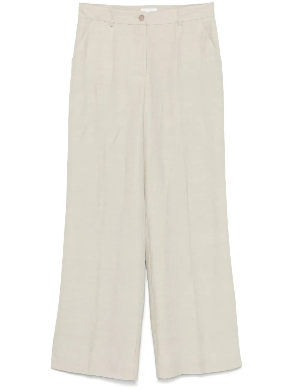 Slub-Texture Trousers