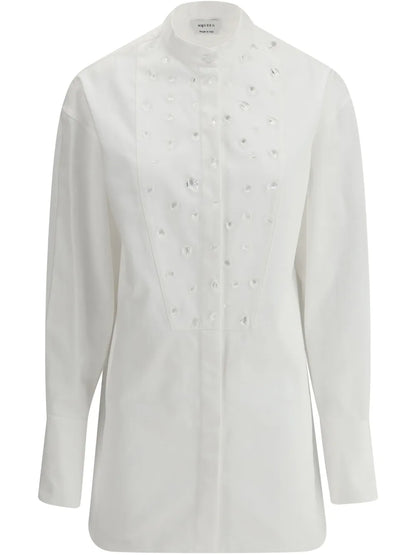 Embellished Cotton Shirt