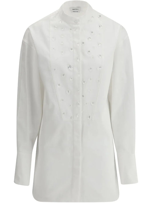Embellished Cotton Shirt