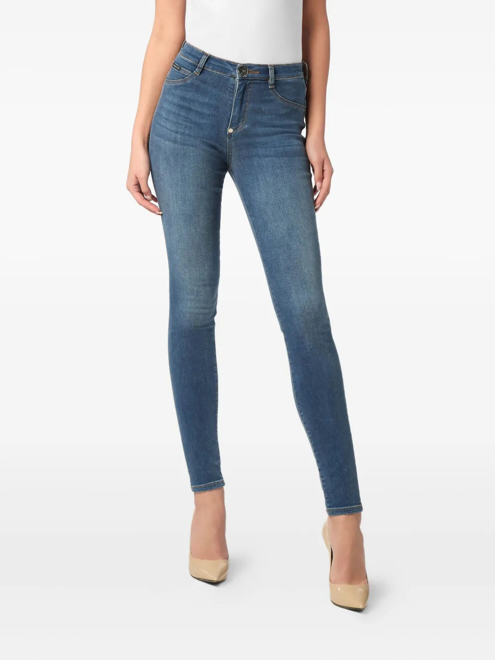 Stretch-Cotton Skinny Jeans