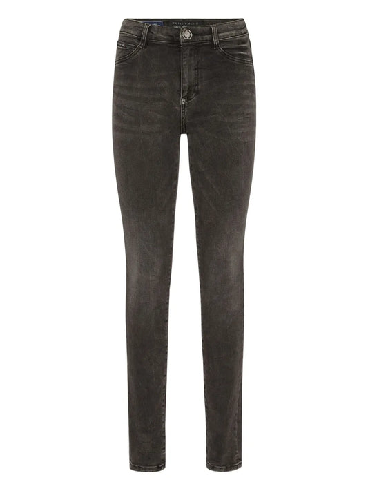 High-Waisted Skinny Jeans