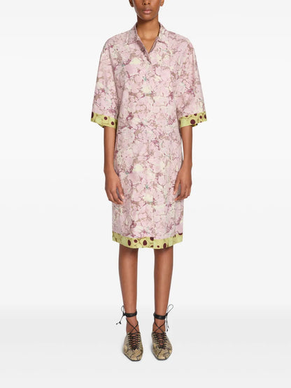 Floral-Print Shirtdress