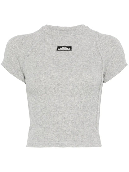 Ribbed Deconstructed T-Shirt