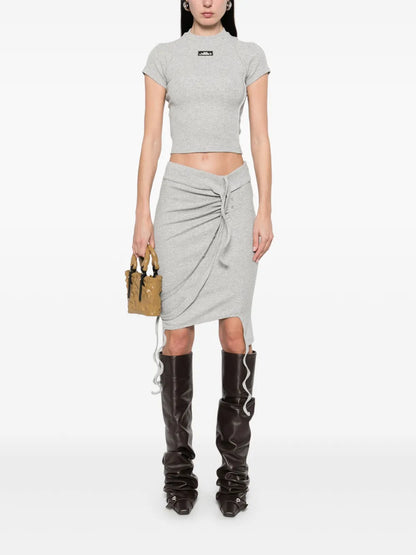 Ribbed Deconstructed T-Shirt