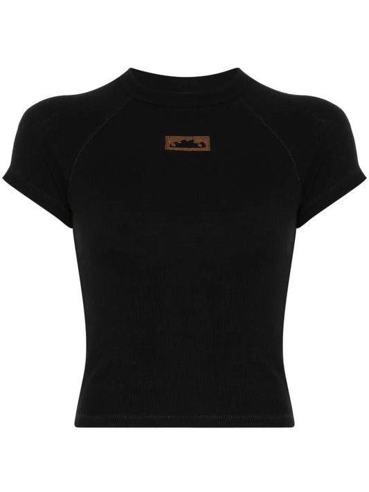 Ribbed Deconstructed T-Shirt