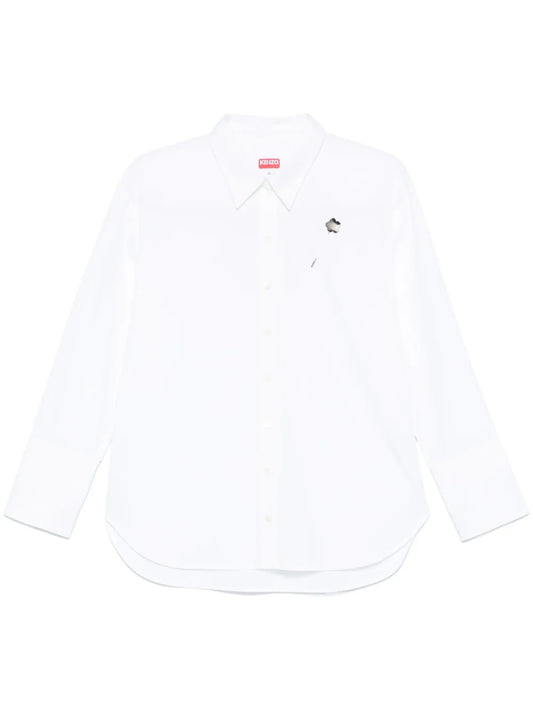 Floral-Detail Shirt