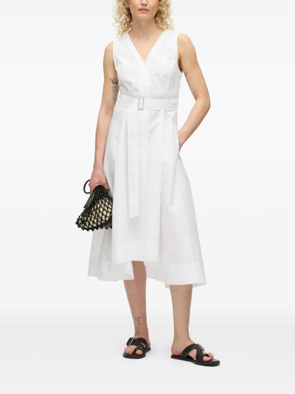 Poplin Midi Dress