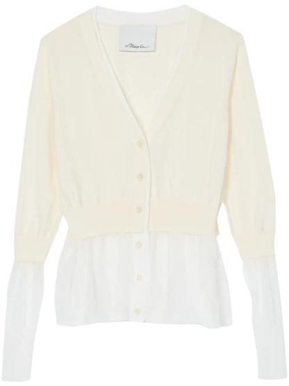 Layered Knit Cardigan