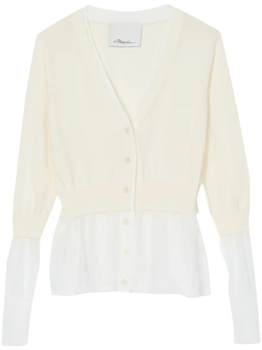 Layered Knit Cardigan