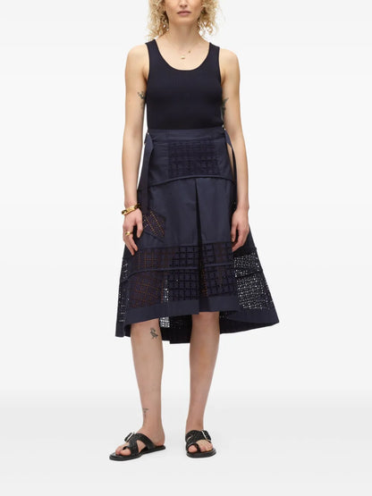 Broderie Anglaise Cotton Skirt