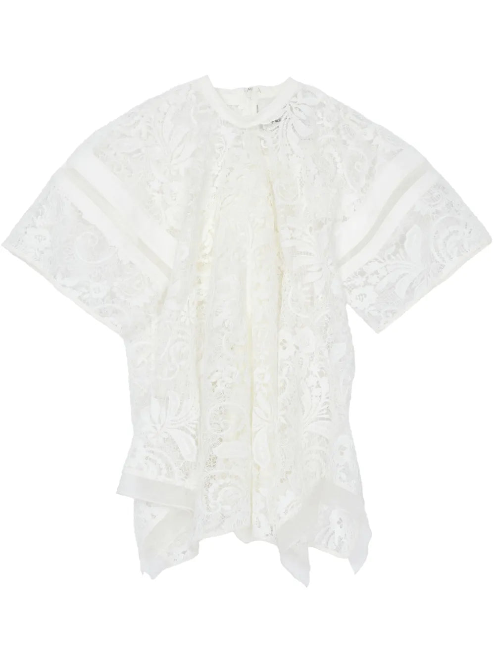 Lace Hankerchief Blouse