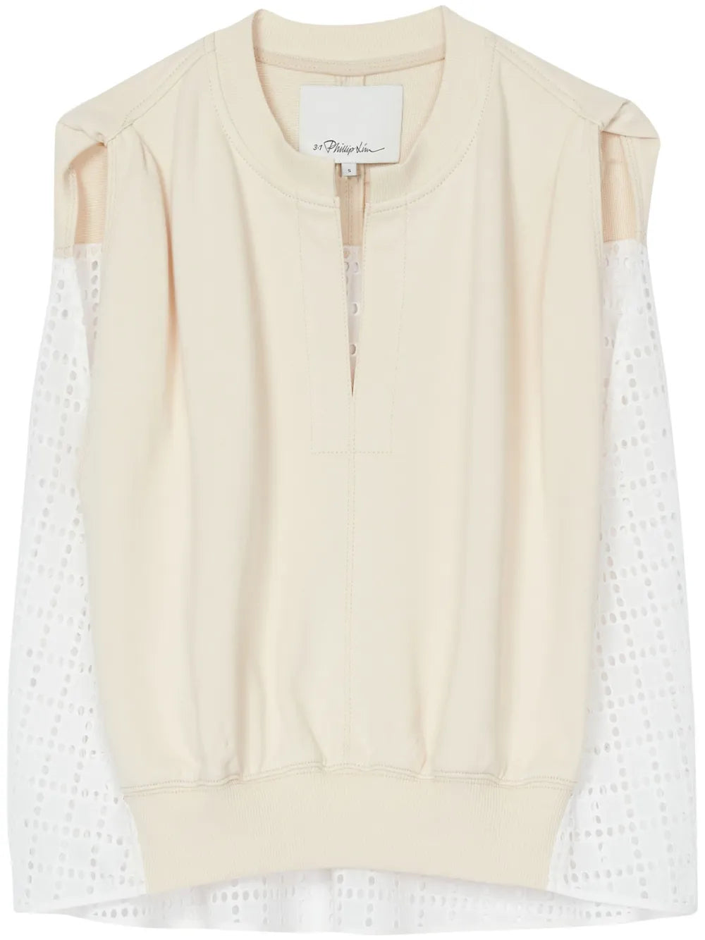 Broderie Anglaise French Terry Top