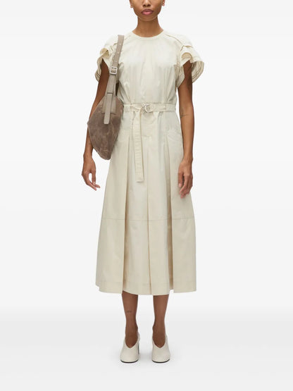 Poplin Midi Dress