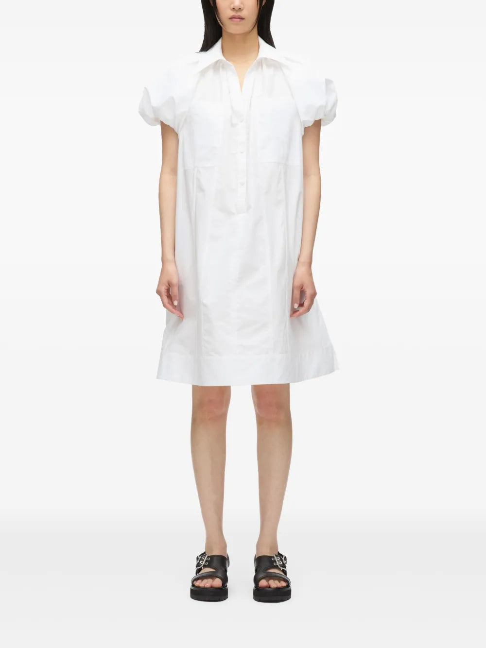 Poplin Midi Dress