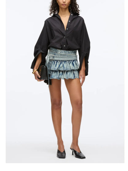 Denim Mini Skirt