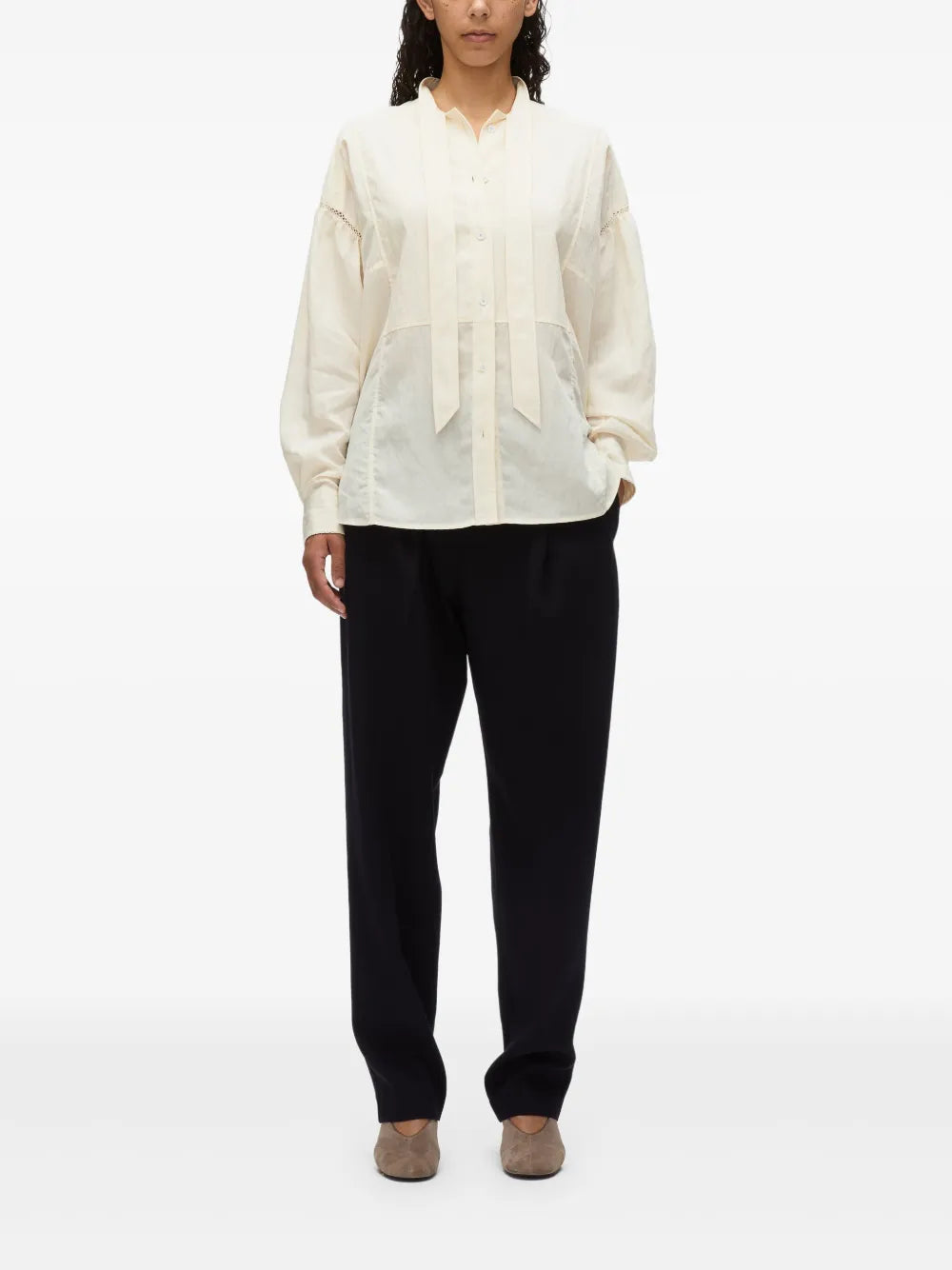 Tie-Neck Blouse