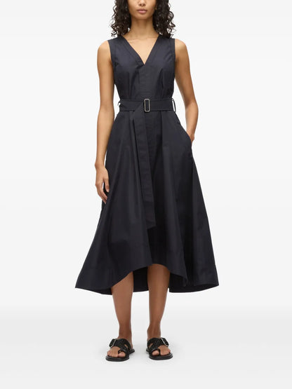 Poplin Belted Dress