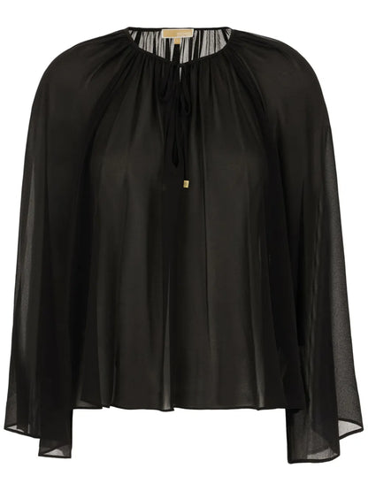 Georgette V-Neck Blouse