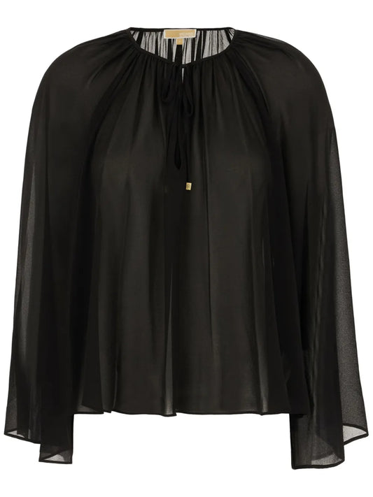 Georgette V-Neck Blouse