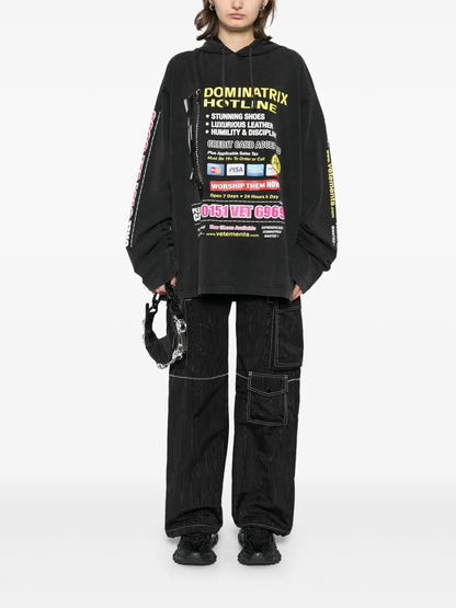 Graphic-Print Hoodie