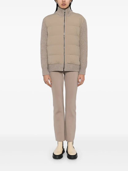 Panelled-Design Down Jacket