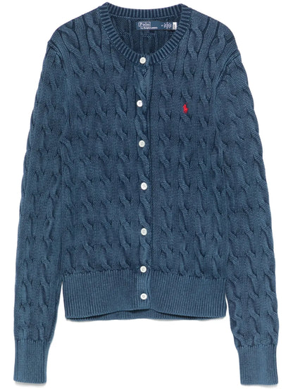 Cable-Knit Cotton Cardigan