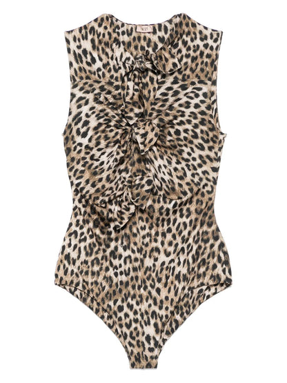 Leopard-Print Swimsuit