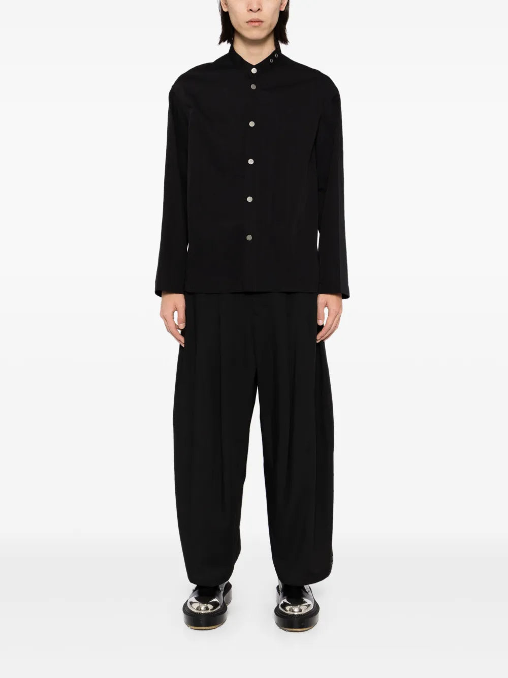 Choies Banded Collar Shirt