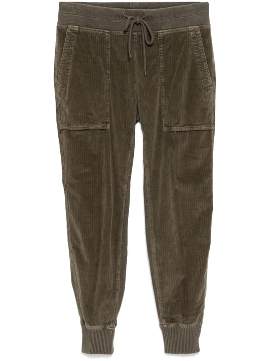 Corduroy Mixed Media Trousers