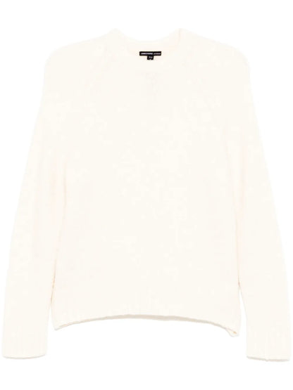 Cashmere Boucle Mock Neck Sweater